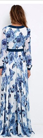 SOLD- Long Maxi Boho Sundress - Picture 4 of 6